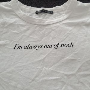 Women's Zara graphic t shirt